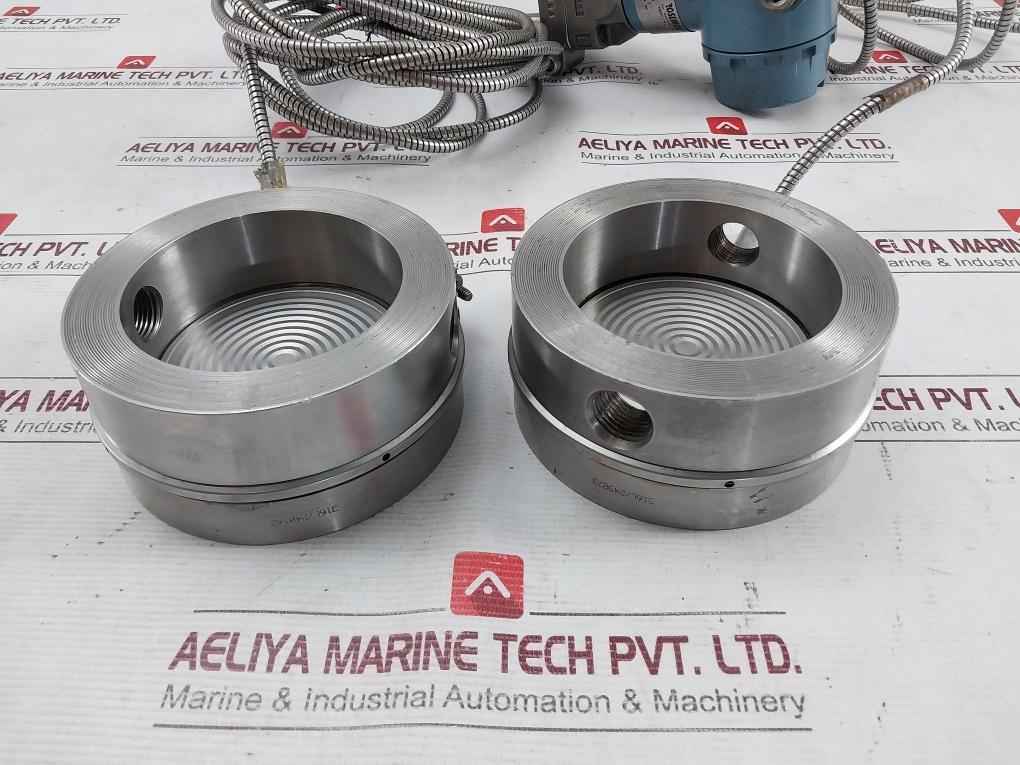 Rosemount 3051 Cd2A22A1As2M5B4I1T1Q4Q8 Pressure Transmitter W/ Diaphragm Seal