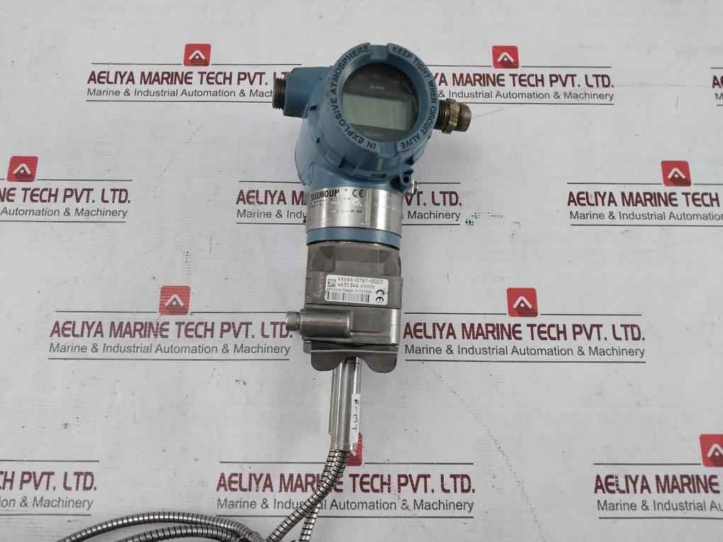 Rosemount 3051 Cd2A22A1As2M5B4I1T1Q4Q8 Pressure Transmitter W/ Diaphragm Seal