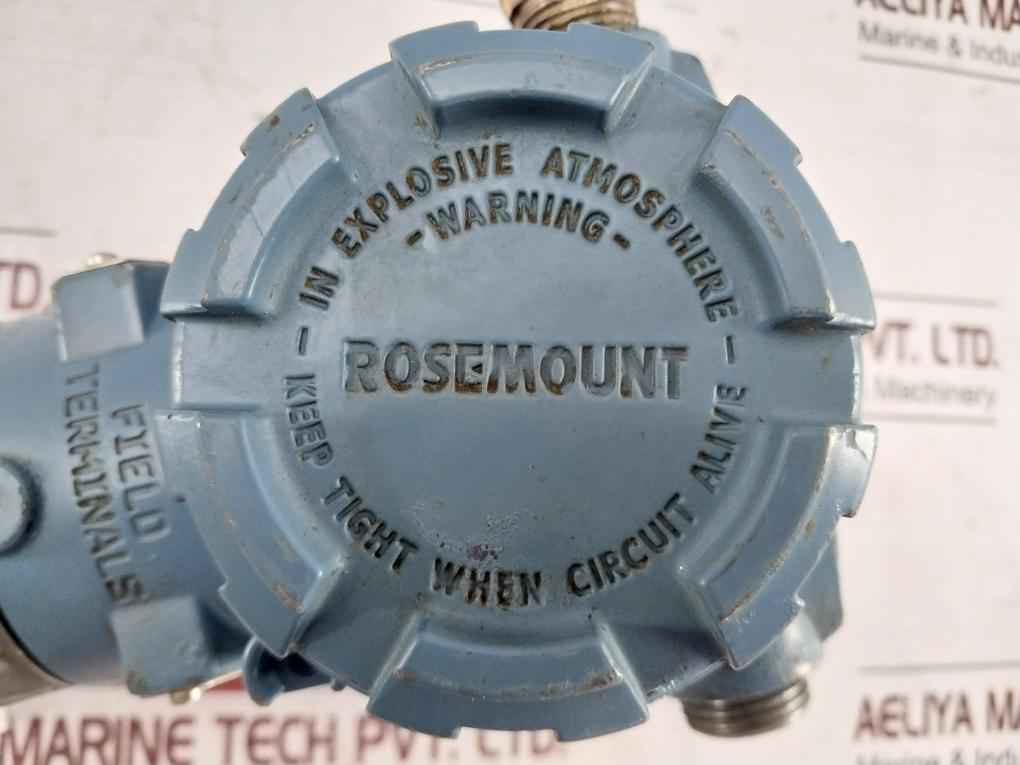 Rosemount 3051 Cd2A22A1As2M5B4I1T1Q4Q8 Pressure Transmitter W/ Diaphragm Seal