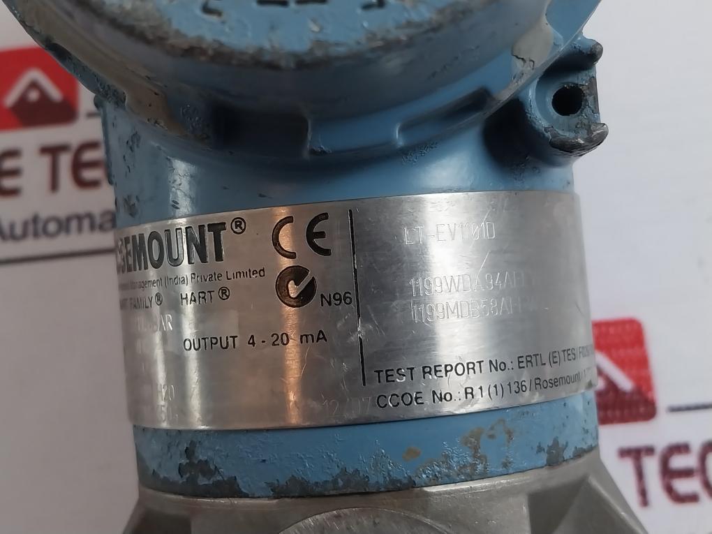 Rosemount 3051 Cd2A22A1As2M5K5Q4 Pressure Transmitter 03031-0332-0003