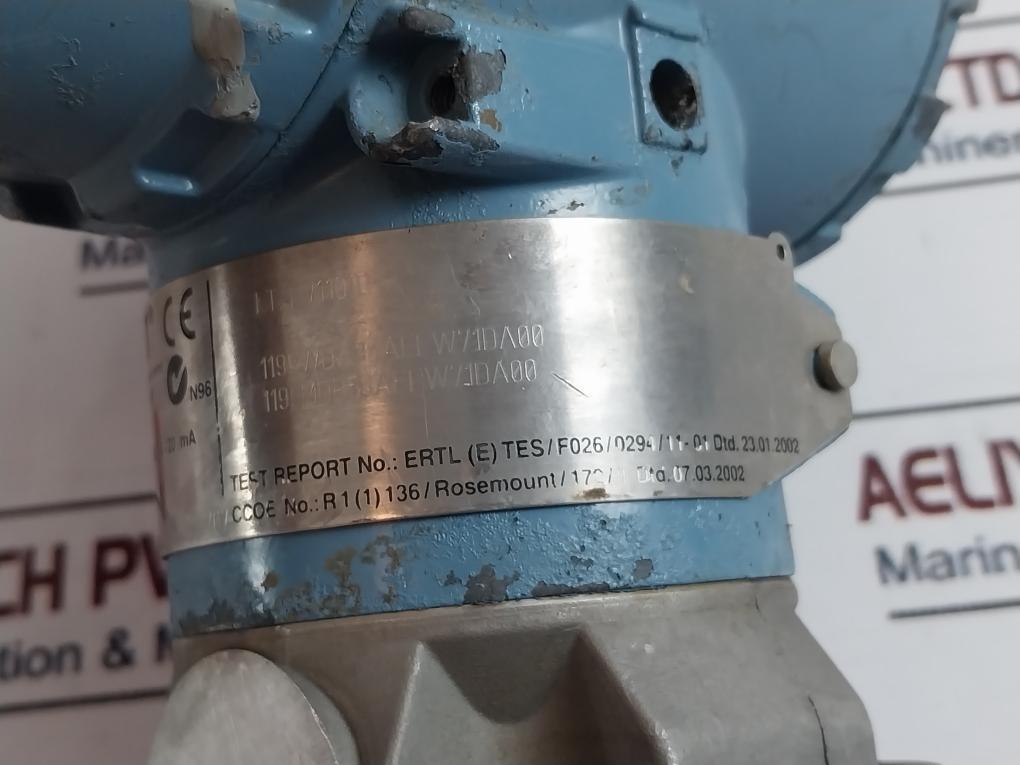 ROSEMOUNT 3051 CD2A22A1AS2M5K5Q4 Pressure Transmitter 03031-0332-0003