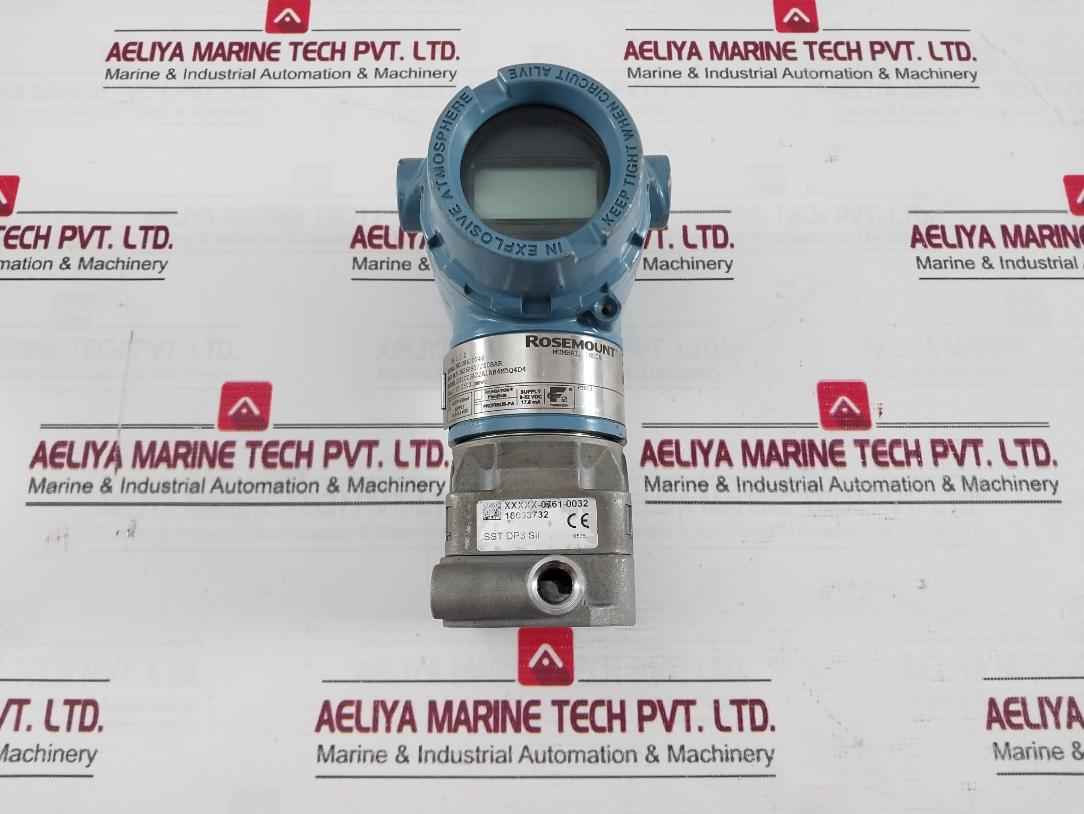 Rosemount 3051Cd3A22A1Ab4M5Q4Da Differential Pressure Transmitter 9-32Vdc 17.5Ma