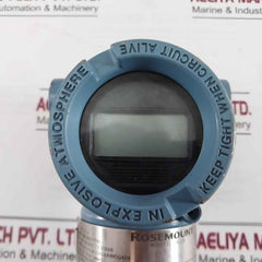 Rosemount 3051Cd3A22A1Ab4M5Q4Da Differential Pressure Transmitter 9-32Vdc 17.5Ma
