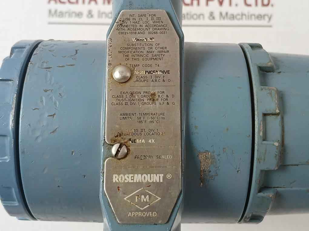 Rosemount 3051 Cd3F22A1Ab4Dfk5Q4 M5 Differential Pressure Transmitter 3626Psi