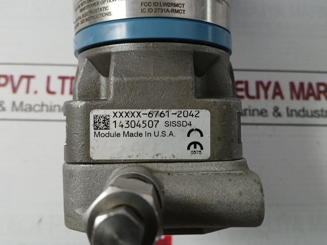 Rosemount 3051Cd4X22A1Pwa3Wp5M5B4Dfq4 Pressure Transmitter 0 To 10 Kg/Cm2 Sissd4