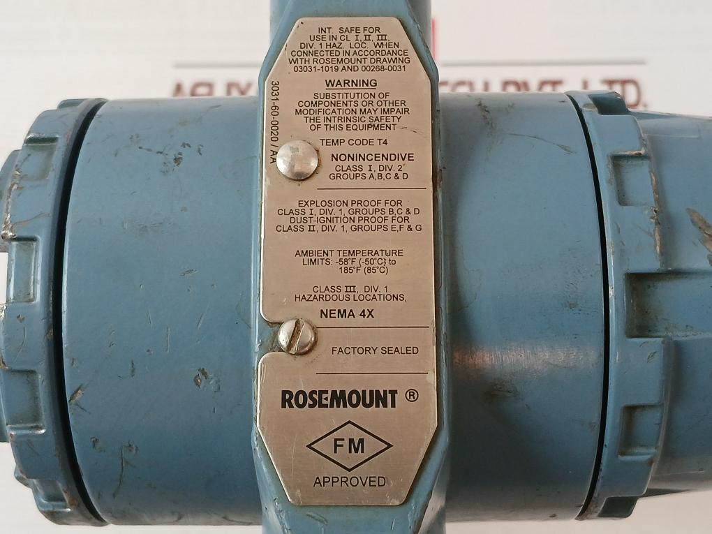 Rosemount 3051Cg1A22A1Am5B4Dfk5Q4 Smart Family Hart Pressure Transmitter Rev Aa