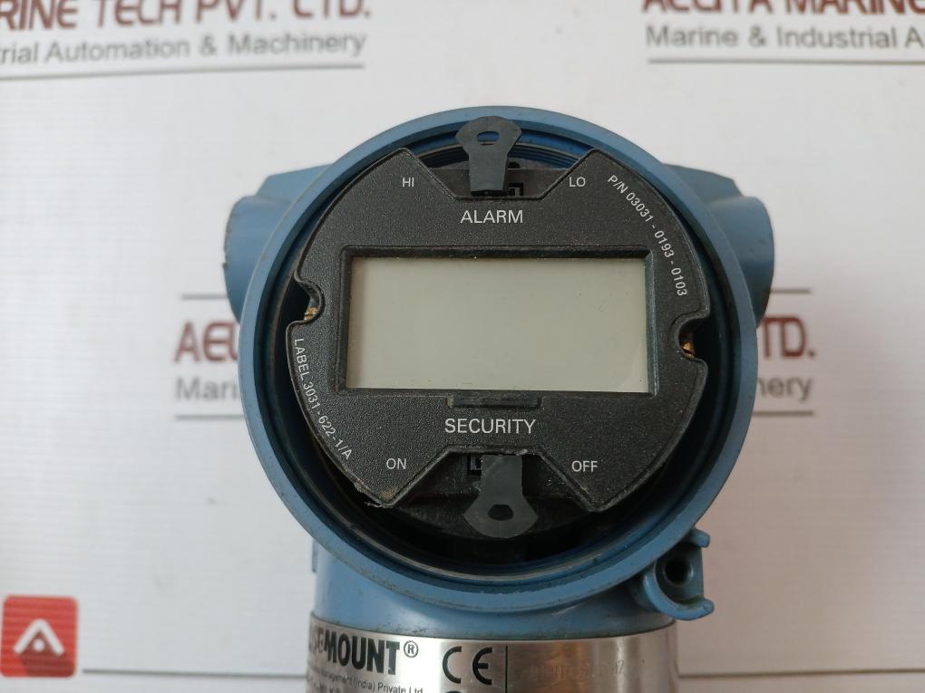 Rosemount 3051Cg1A22A1Am5B4Dfk5Q4 Smart Family Hart Pressure Transmitter Rev Aa