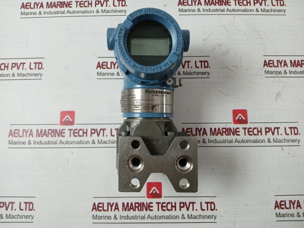 Rosemount 3051Cg2A07A1Ah2B7E7M5Q4D4Hr7 Pressure Transmitter 9Psi/0.62Bar 9-32Vdc