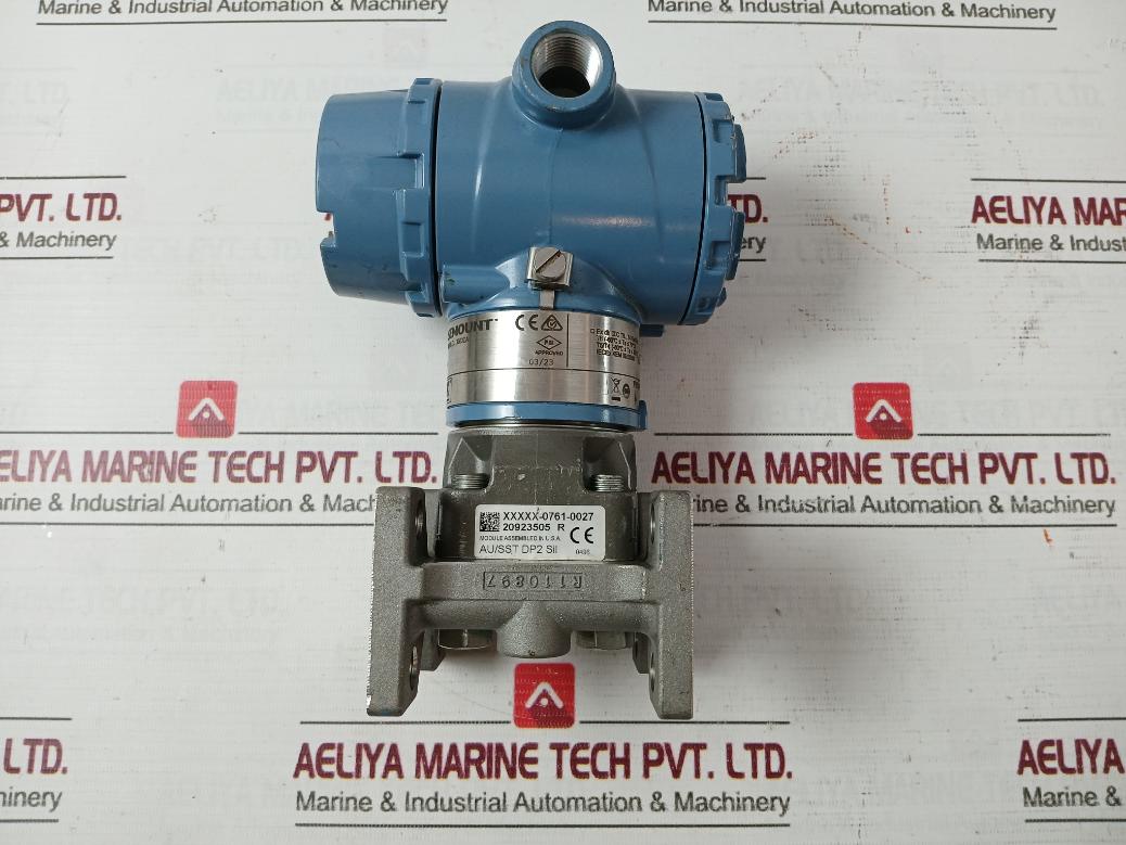 Rosemount 3051Cg2A07A1Ah2B7E7M5Q4D4Hr7 Pressure Transmitter 9Psi/0.62Bar 9-32Vdc