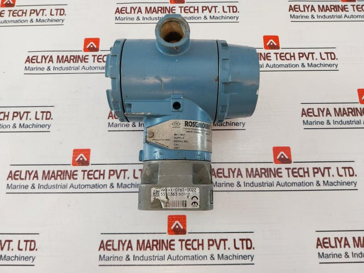Rosemount 3051Cg2A22A1As1M5Q4 Pressure Transmitter 03031-0332-0011