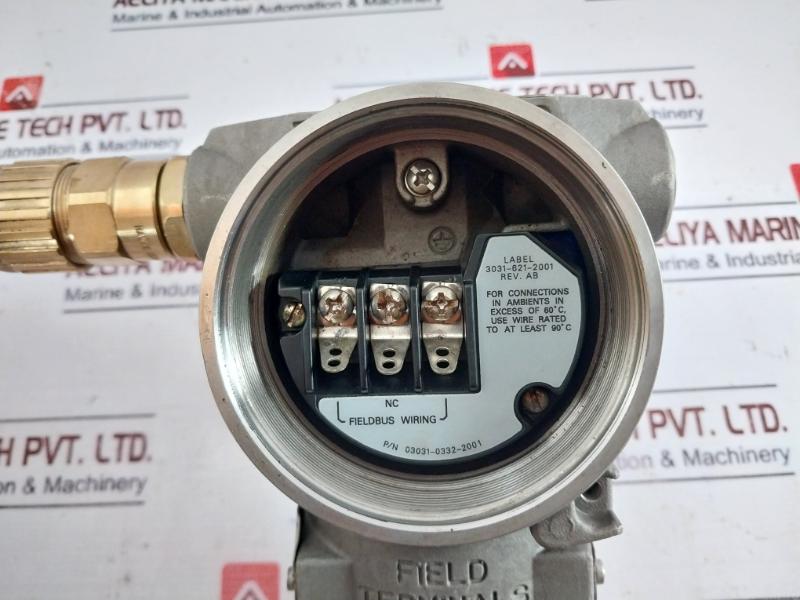 Rosemount 3051 In-line Fieldbus Pressure Transmitter 19Bar Cd2F22A1Ks1B4I1M6P104