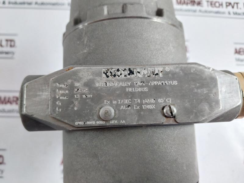 Rosemount 3051 In-line Fieldbus Pressure Transmitter Cd3522A1Ks1Mi617P1Q4