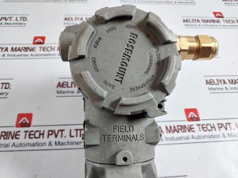 Rosemount 3051 In-line Fieldbus Pressure Transmitter 275 Psi 0-80 Kpa 9-30vdc