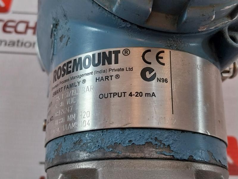 Rosemount 3051 L3Aa0Ac21Aam5I1Q4 Smart Family Hart Pressure Transmitter 4-20 Ma