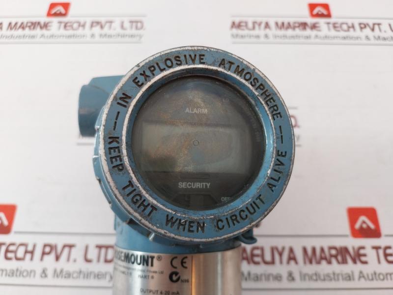 Rosemount 3051 L3Aa0Ac21Aam5I1Q4 Smart Family Hart Pressure Transmitter 4-20 Ma