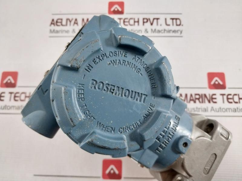 Rosemount 3051 L3Aa0Fd21Aam5K5 Pressure Transmitter 10.5-55 Vdc 0 To 10000 Mm H2O Rev.Aa