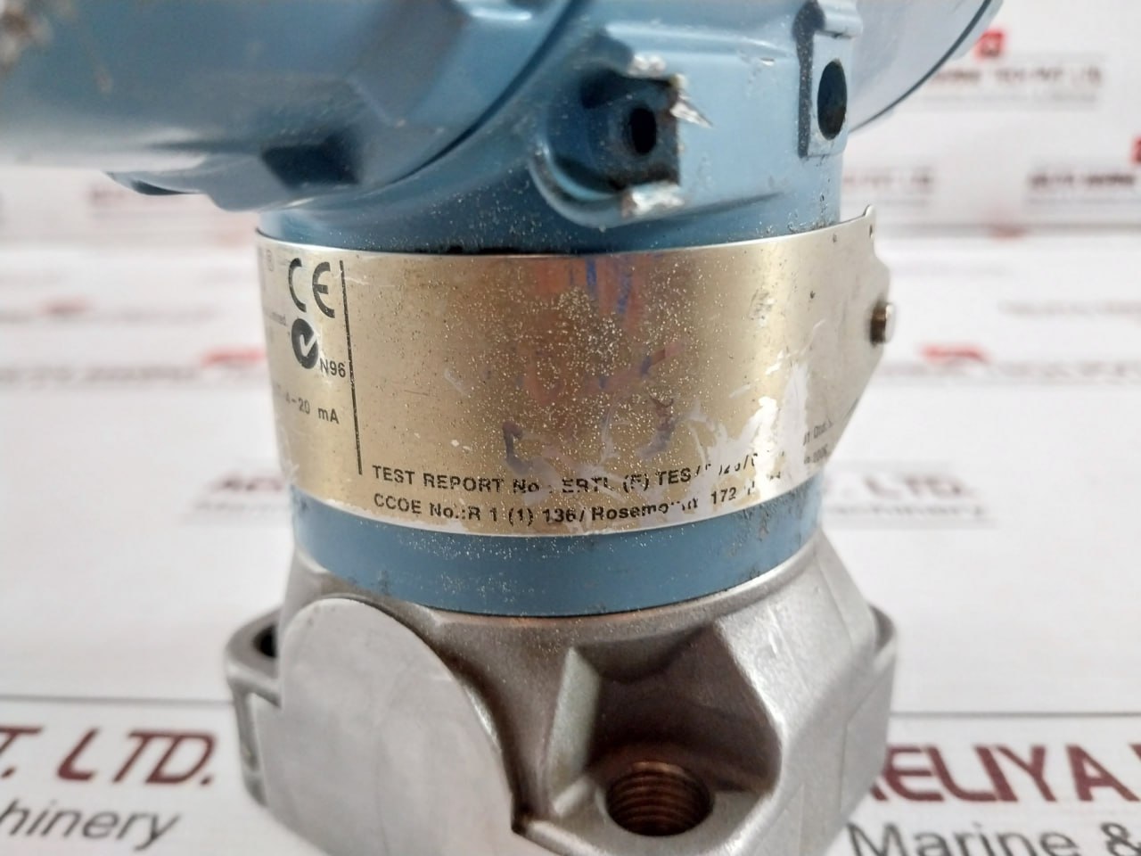 Rosemount 3051 L3Aa0Fd21Aam5K5 Pressure Transmitter 10.5-55 Vdc 0 To 10000 Mm H2O Rev.Aa