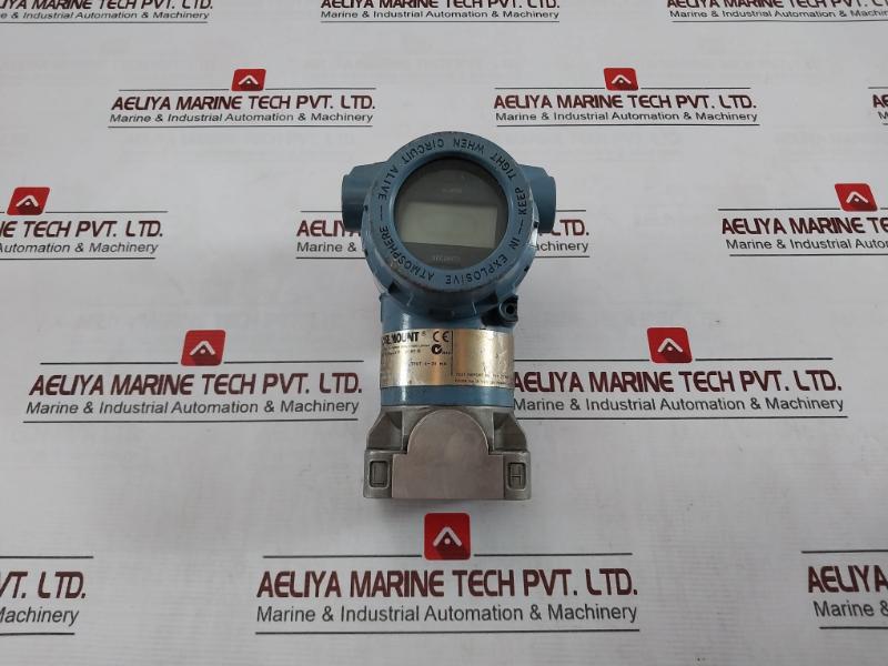 Rosemount 3051 L3Aa0Fd21Aam5K5 Pressure Transmitter 10.5-55 Vdc 0 To 10000 Mm H2O Rev.Aa