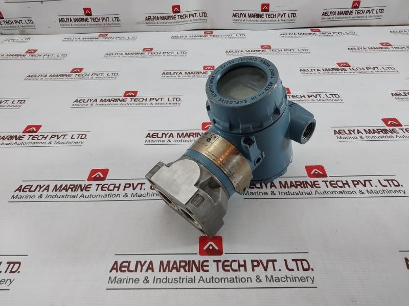 Rosemount 3051 L3Aa0Fd21Aam5K5 Pressure Transmitter 10.5-55 Vdc 0 To 10000 Mm H2O Rev.Aa