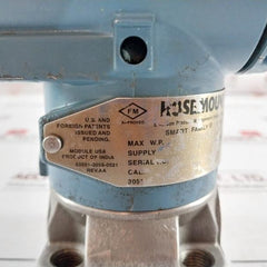 Rosemount 3051 L3Aa0Fd21Aam5K5 Pressure Transmitter 10.5-55 Vdc 0 To 10000 Mm H2O Rev.Aa