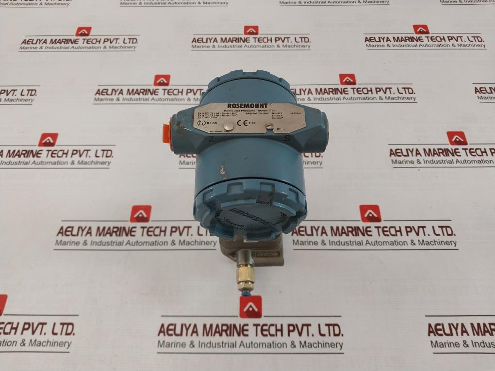 Rosemount 3051 Pressure Transmitter 3051Cg3A22A1Bb4I1L4 Bas97Atex1089X Yfkv37A