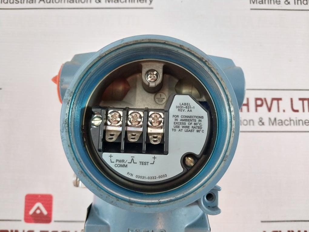 Rosemount 3051 Pressure Transmitter 3051Cg3A22A1Bb4I1L4 Bas97Atex1089X Yfkv37A