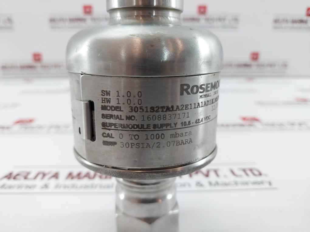 Rosemount 3051S2Ta1A2E11A1Ad1E1M5P1Q4 Pressure Transmitter 10.5-42.4 Vdcrosemount