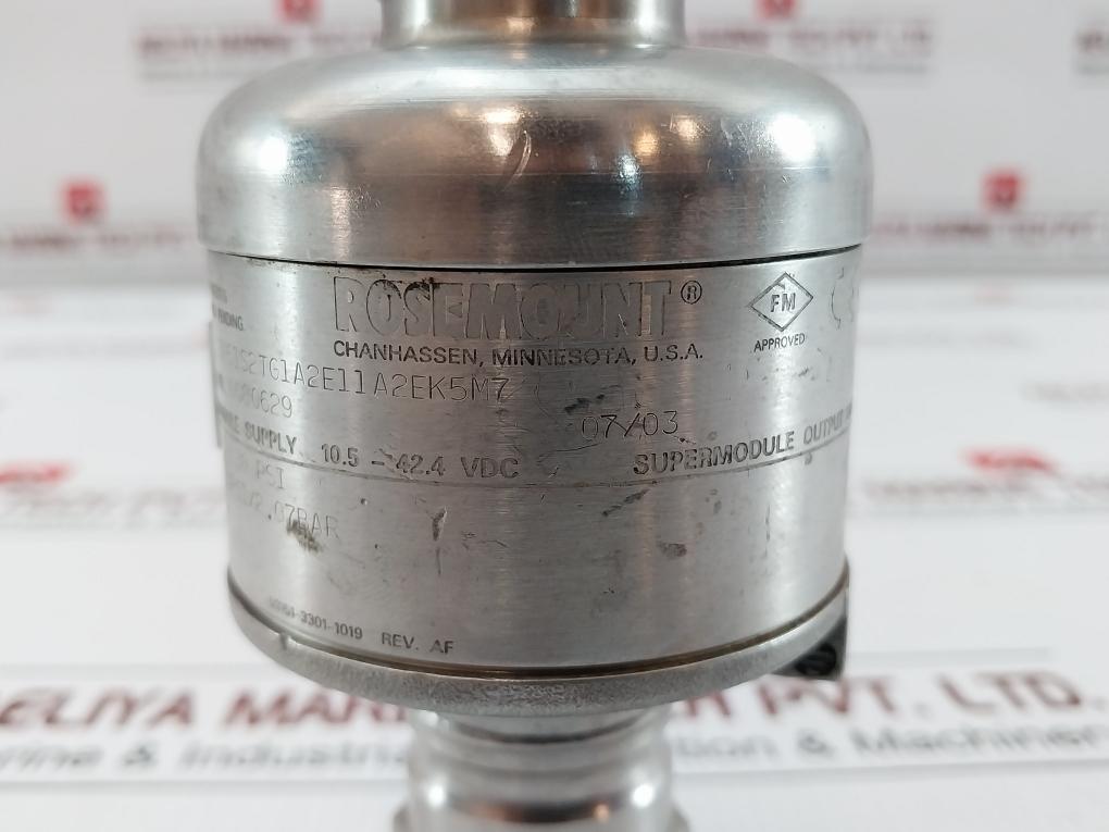Pressure Transmitter Sensor 30Psi Rosemount 3051S2Tg1A2E11A2Ek5M7