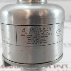 Pressure Transmitter Sensor 30Psi Rosemount 3051S2Tg1A2E11A2Ek5M7