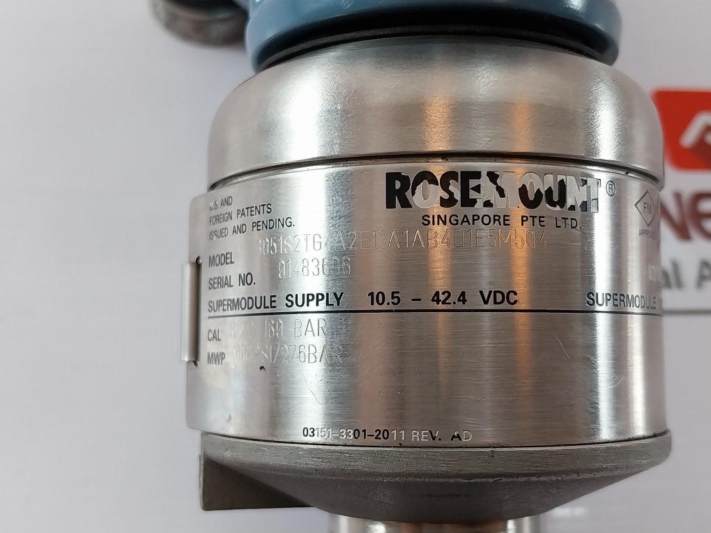 Rosemount 3051S2Tg4A2E11A1Ab4D1E5M5Q4 Pressure Transmitter 300S1Aad1E5M5 4-20 Ma