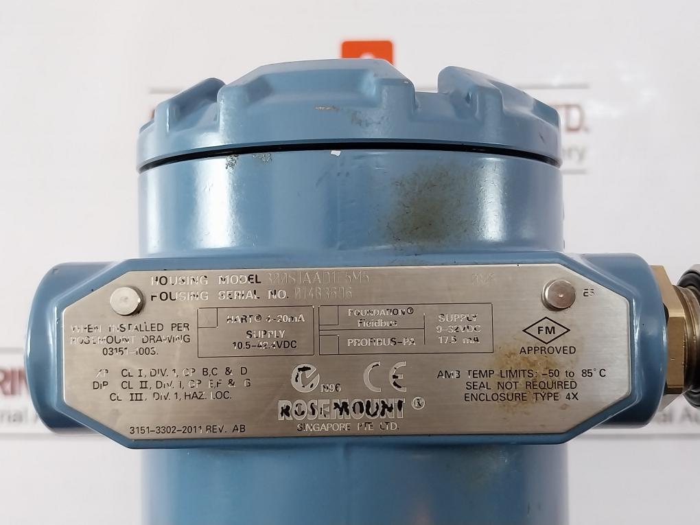 Rosemount 3051S2Tg4A2E11A1Ab4D1E5M5Q4 Pressure Transmitter 300S1Aad1E5M5 4-20 Ma