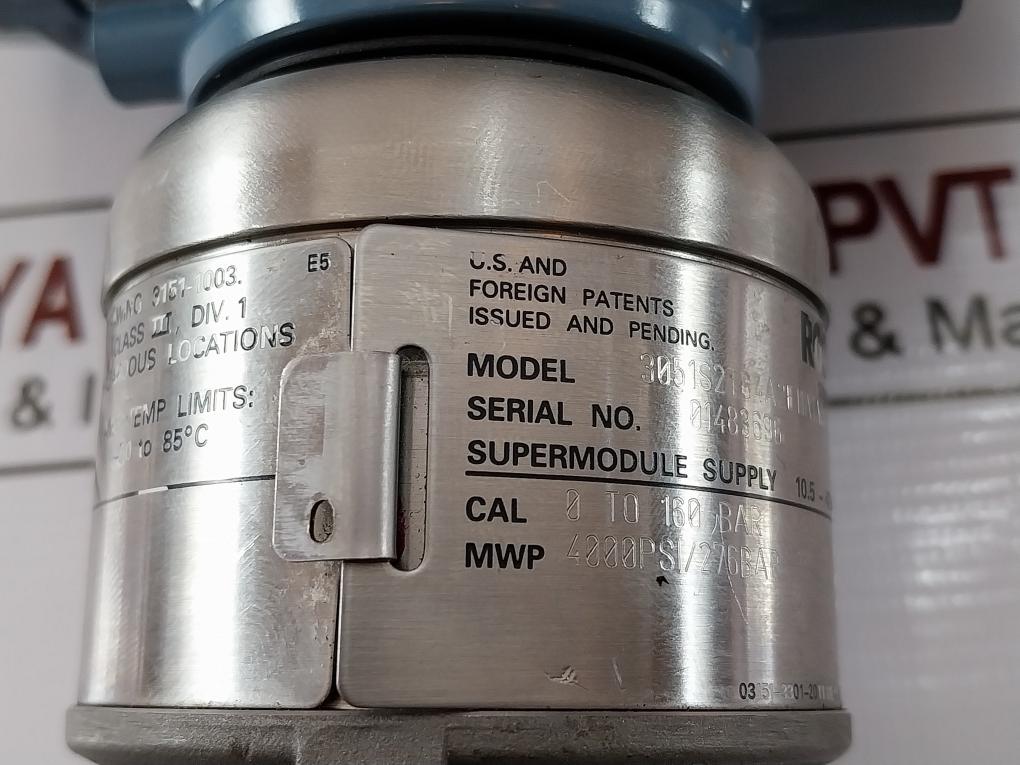 Rosemount 3051S2Tg4A2E11A1Ab4D1E5M5Q4 Pressure Transmitter 300S1Aad1E5M5 4-20 Ma