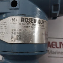 Rosemount 3051 Ta1A2B21Am5 Hart Pressure Transmitter Rev Ab 03031-0332-0003