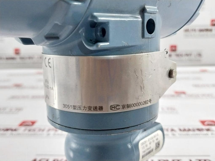 Rosemount 3051 Ta1A2B21Am5 Hart Pressure Transmitter Rev Ab 03031-0332-0003
