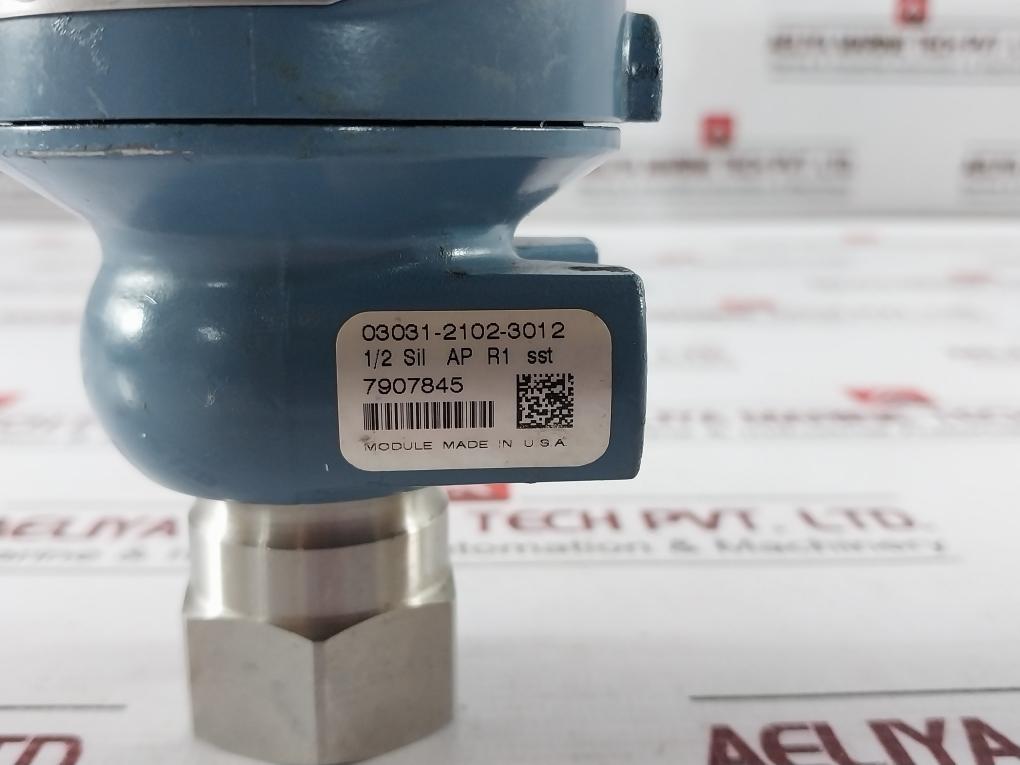 Rosemount 3051 Ta1A2B21Am5 Hart Pressure Transmitter Rev Ab 03031-0332-0003