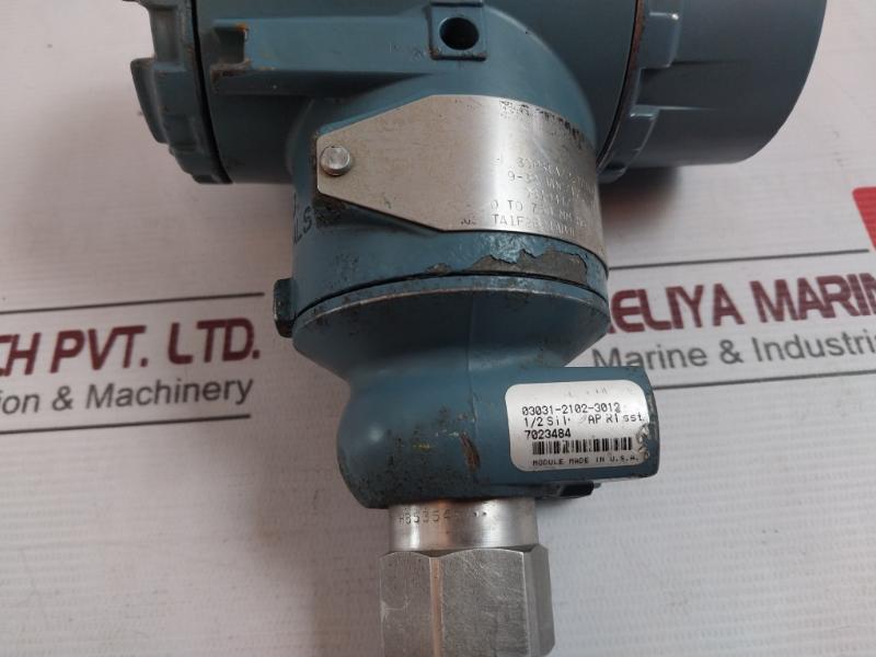 Rosemount 3051 Ta1F2B21Ab4E5A01 M5 Pressure Transmitter 30 Psi/2.07 Bar 9-32 Vdc