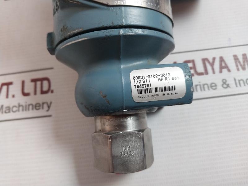 Rosemount 3051 Ta1F2B21Ab4K5Q4Ao1 M5 Foundation Fieldbus Transmitter Rev Aa