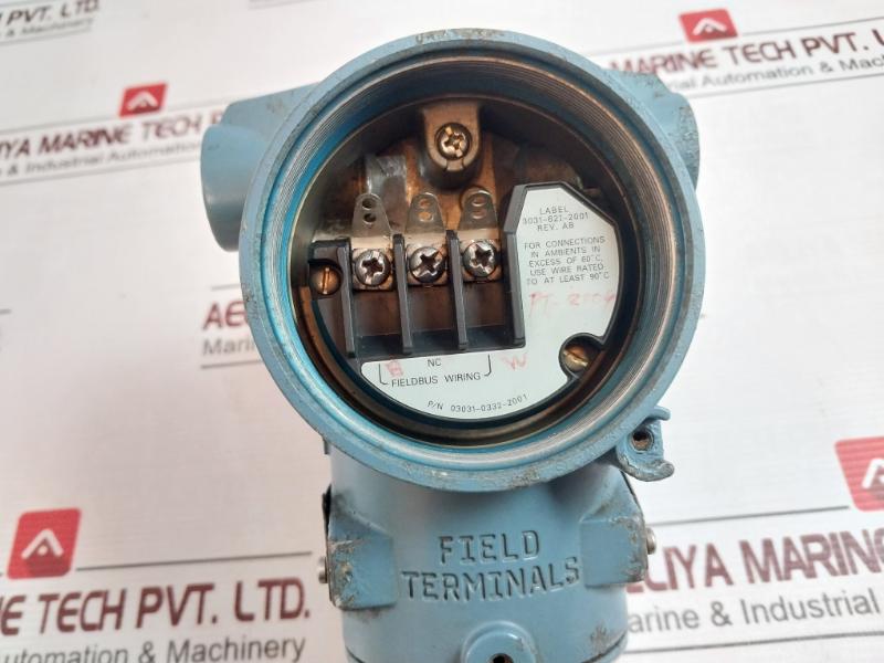 Rosemount 3051 Ta1F2B21Ab4K5Q4Ao1 M5 Foundation Fieldbus Transmitter Rev Aa