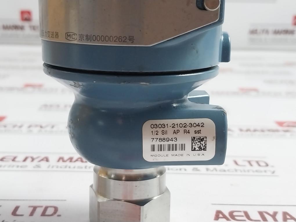 Rosemount 3051 Ta4A2B21Am5 Pressure Transmitter 0-16000 Kpa 10.5-55 Vdc