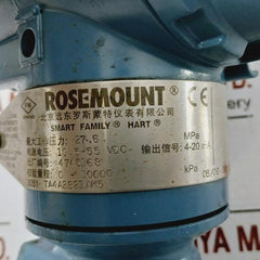 Rosemount 3051 Ta4a2b21am5 Pressure Transmitter 03031-0059-1047 7805871
