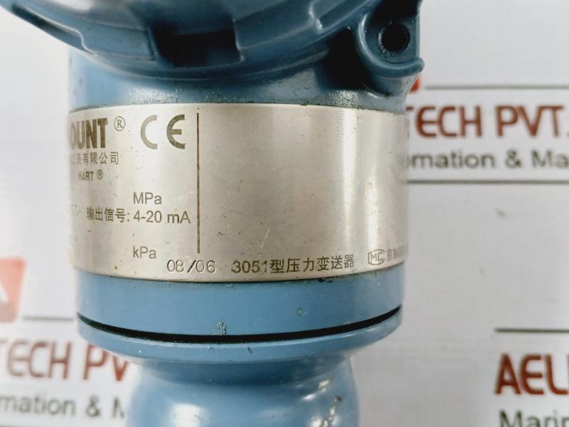 Rosemount 3051 Ta4a2b21am5 Pressure Transmitter 03031-0059-1047 7805871