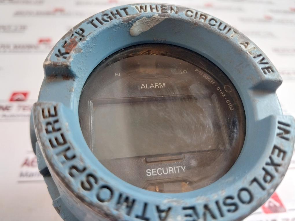 ROSEMOUNT 3051 TG2A2B21AB4K5M5Q Pressure Transmitter 03031-0193-0103