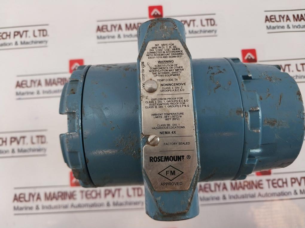 Rosemount 3051Tg4A2B21Ab4K5M5Q4 Pressure Transmitter 10.5-55Vdc