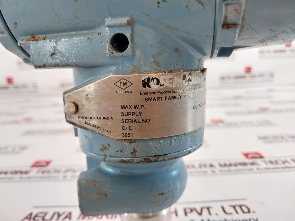 Rosemount 3051Tg4A2B21Ab4K5M5Q4 Pressure Transmitter 10.5-55Vdc