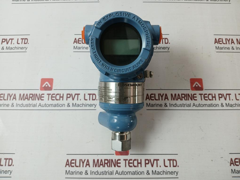 Rosemount 3051Tg4A2B21Abei1D4M5P1Q4Q8 Pressure Transmitter 10.5-30Vdc 4-20Ma
