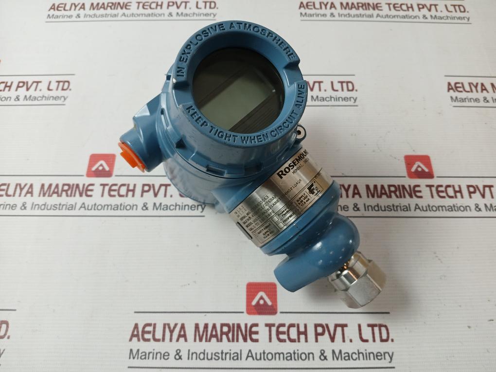 Rosemount 3051Tg4A2B21Abei1D4M5P1Q4Q8 Pressure Transmitter 10.5-30Vdc 4-20Ma