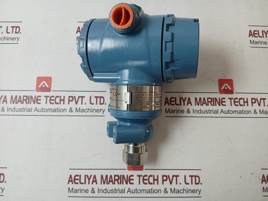 Rosemount 3051Tg4A2B21Abei1D4M5P1Q4Q8 Pressure Transmitter 10.5-30Vdc 4-20Ma