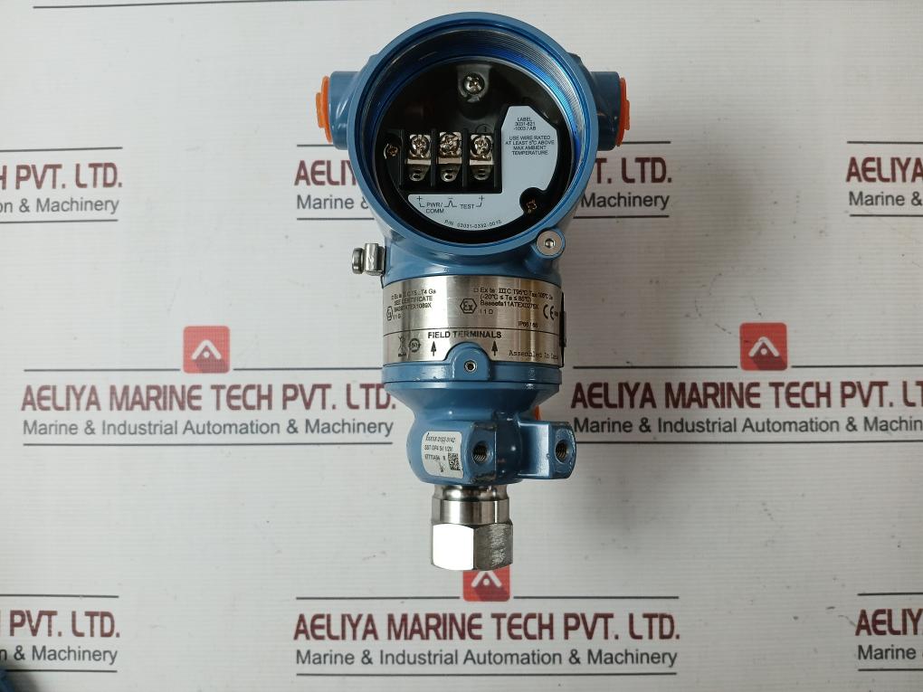 Rosemount 3051Tg4A2B21Abei1D4M5P1Q4Q8 Pressure Transmitter 10.5-30Vdc 4-20Ma