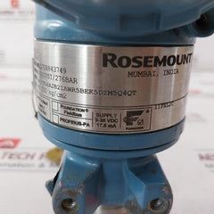 Rosemount 3051Tg4A2B21Awr5Bek5Dzm5Q4Qt