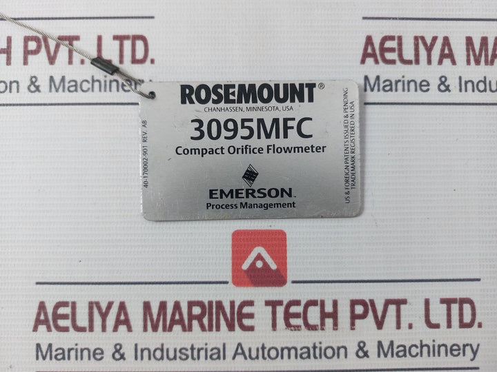 Rosemount 3095Mfc Compact Orifice Flow Meter Rev: Ab Pn100 0.5